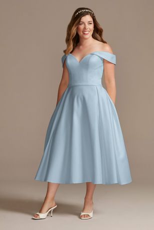 Tea Length Ballgown Wedding Dress - DB Studio
